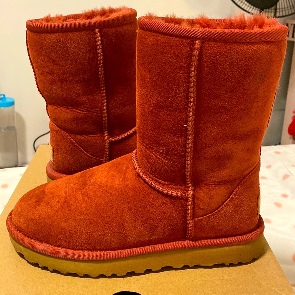 UGGS Boots (red velvet)